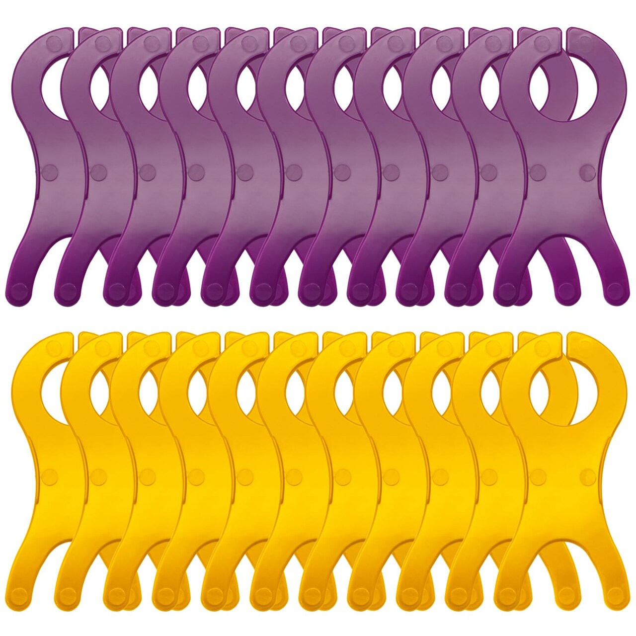 20pcs Yarn Bobbins for Crochet Large Bobbins Spool Tool - 2 Colors, Bobbin Winders Tool Weave Organizer Cross Stitch Thread Spool Organizer